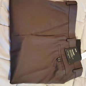 Banana Republic tailored trousers 33/34, chocolate brown, NWT